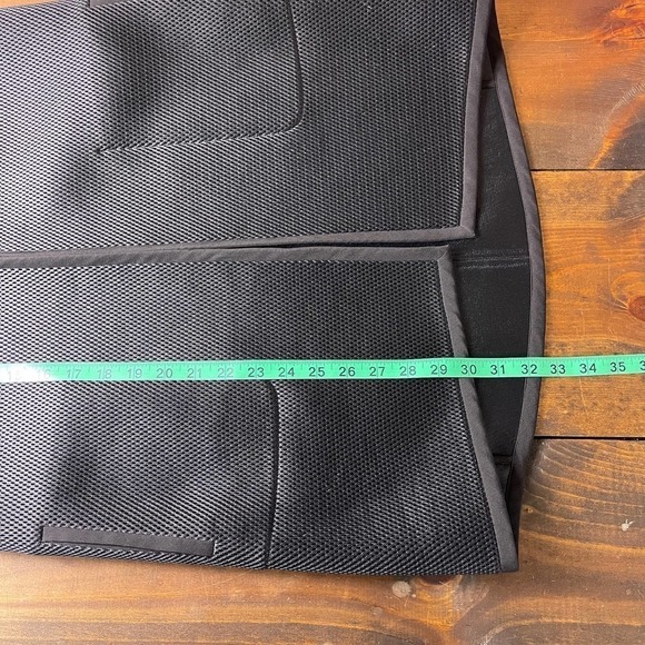 Lafayette 148 Black Collarless Longline Open Front Vest Cardigan Women's P XS - Picture 7 of 7